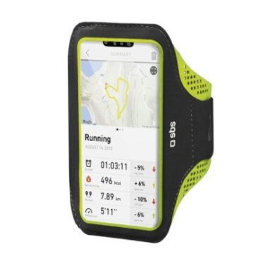 XXXL running armband for smartphones up to 6.7\" with touch window