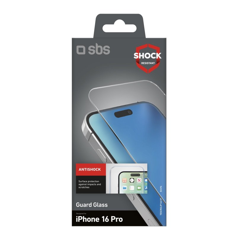 Glass screen protector for iPhone 16 Pro