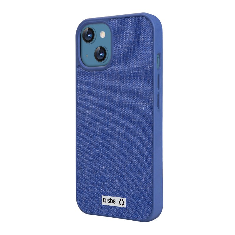 Rigid colourful cover in recycled plastic R-PET for iPhone 14/13