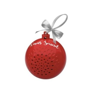 Enceinte sans fil en forme de boule de Noël