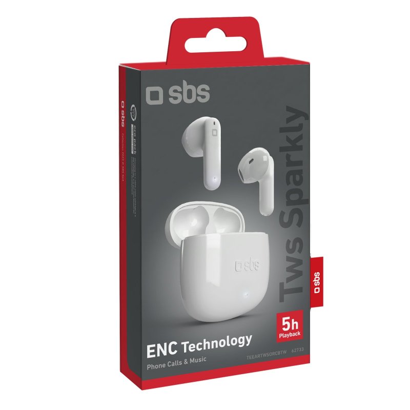 TWS earphones with charging case and HD microphone