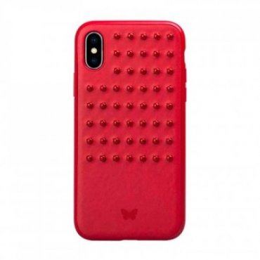 Studded cover with studs for iPhone XS/X