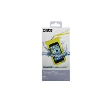 Case waterproof for smartphone up to 5.5\"