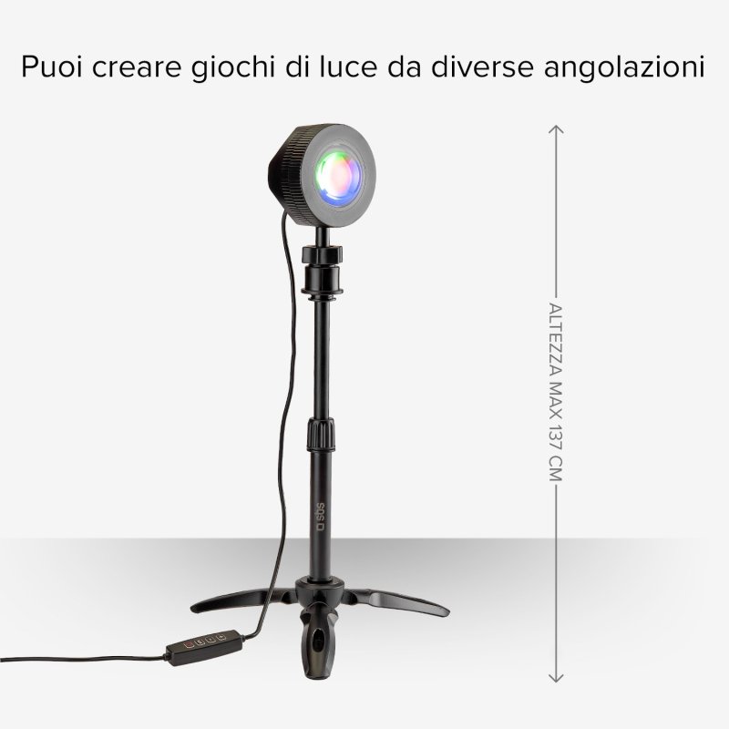 Multicolour LED background light