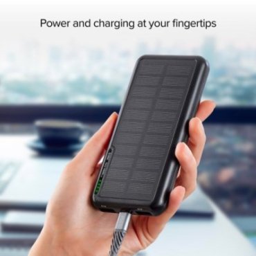 10,000 mAh Solar Power Bank