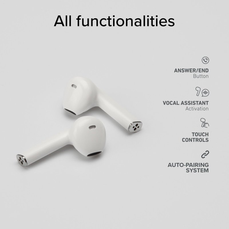 TWS One Color – wireless earphones with True Wireless Stereo technology