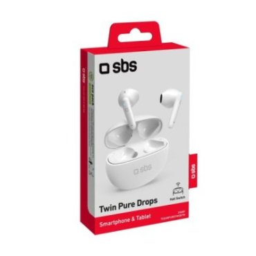 Twin Pure Drops - TWS earphones with Environmental Noise Cancellation (ENC) microphone