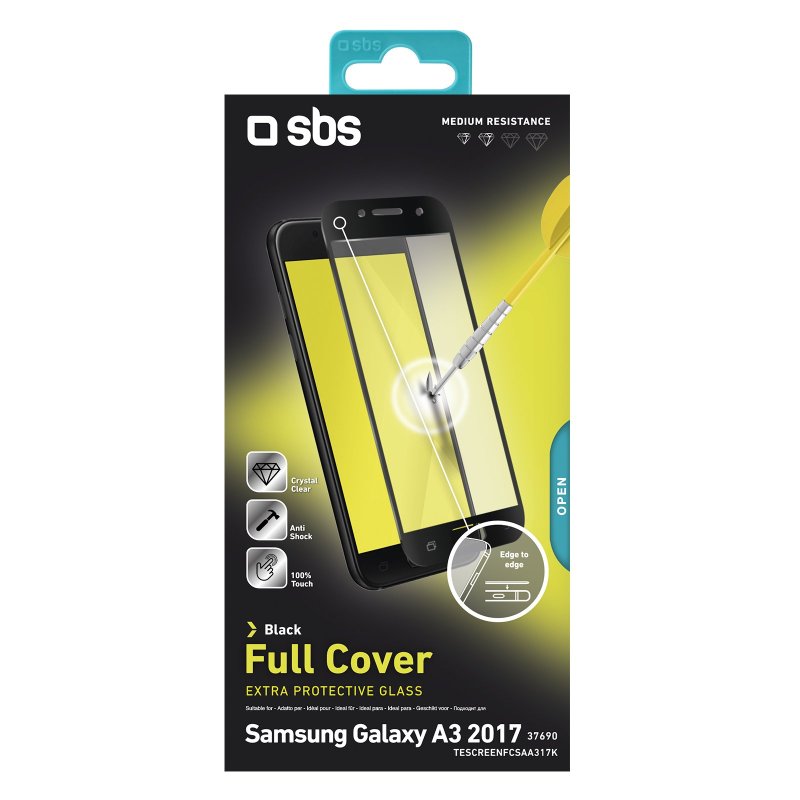 Full Cover Glass Screen Protector for Samsung Galaxy A3 2017