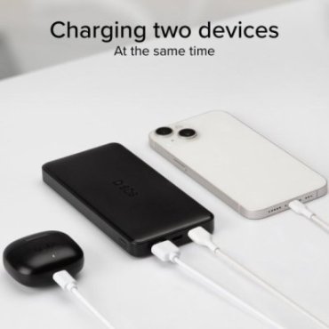 Fast charge powerbank: 10,000 mAh, 2 USBs