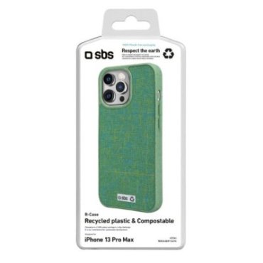 Rigid colourful cover in recycled plastic R-PET for iPhone 13 Pro Max