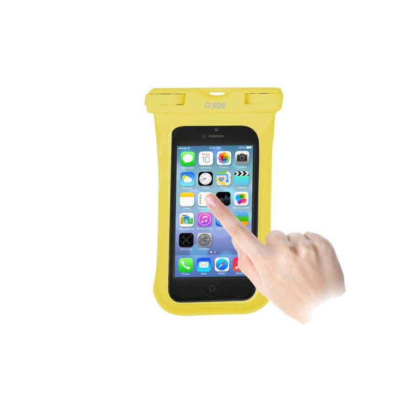 Case waterproof for smartphone up to 5.5\"