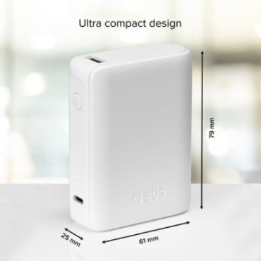 Ultra-compact 10,000 mAh power bank