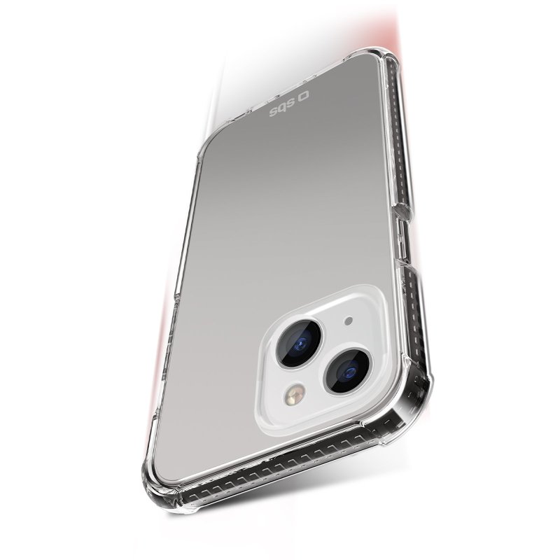 Para iPhone 13 mini PC + Funda protectora de goma de 3 capas a prueba de