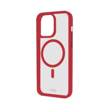 Cover for iPhone 15 with coloured edges compatible with MagSafe charging