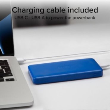 Fast charge powerbank: 10,000 mAh, 2 USBs