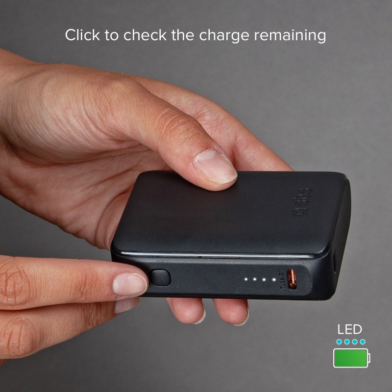 Ultra-compact 10,000 mAh power bank