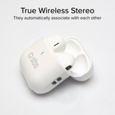 TWS earphones with 250 mAh charging case