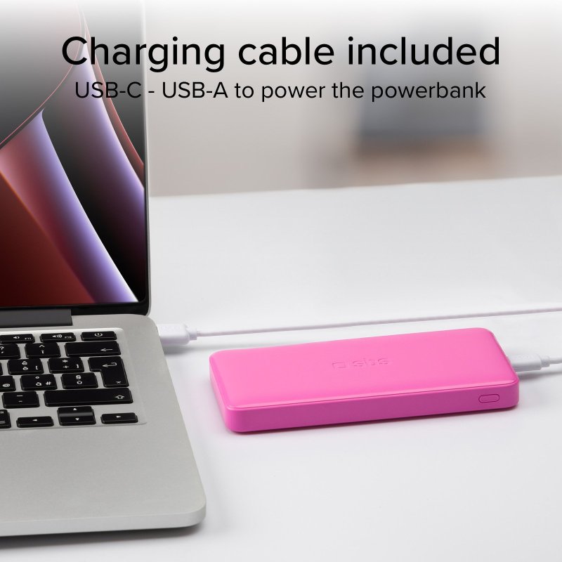 Fast charge powerbank: 10,000 mAh, 2 USBs