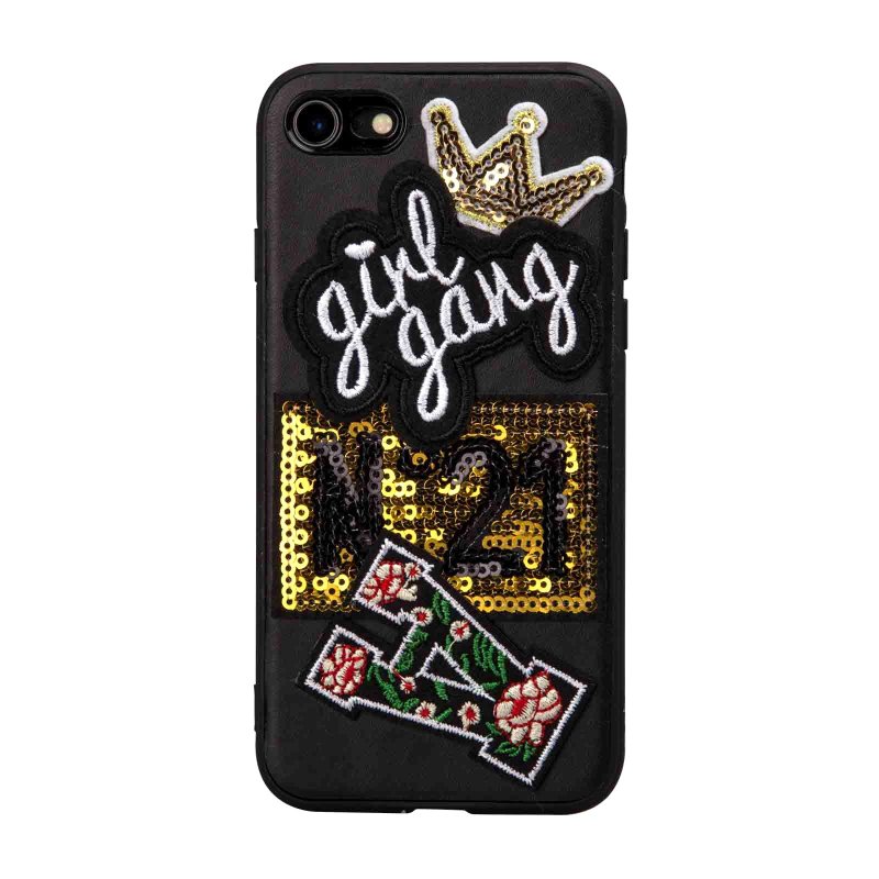 Girl Gang patch cover for iPhone 8/7