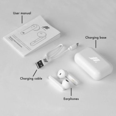 TWS Beat – Twin earphones with automatic ON-OFF and charging case