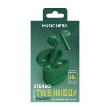 Nubox - True Wireless Stereo semi in-ear headphones