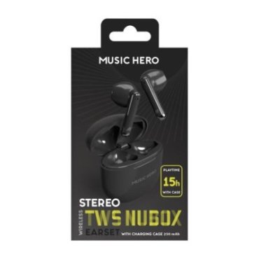 Nubox - True Wireless Stereo semi in-ear headphones