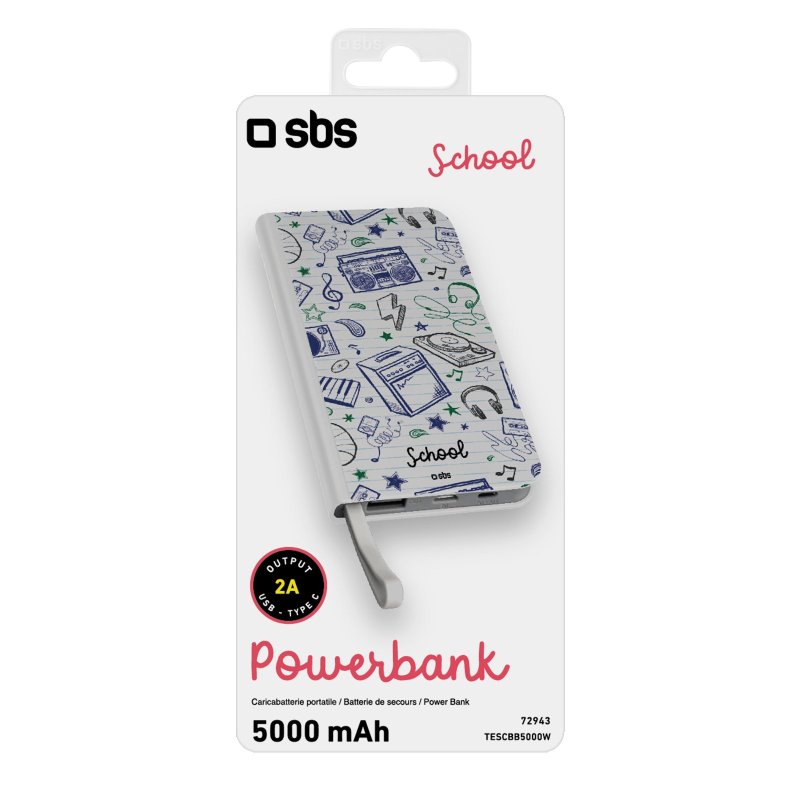 5000 mAh School powerbank