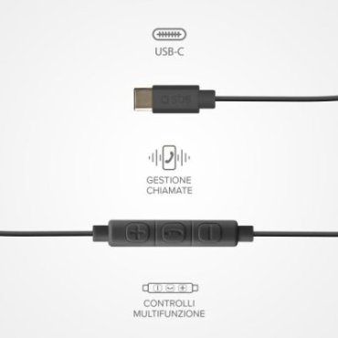 Studio Mix 65c - Wired semi-in-ear earphones with USB-C connector