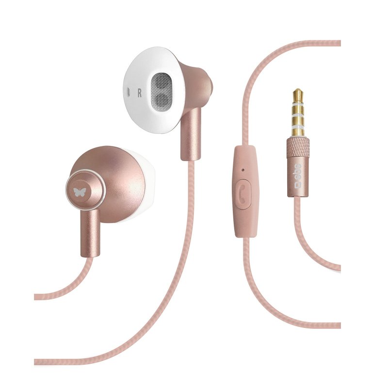 Shiny stereo earphones