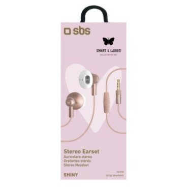 Shiny stereo earphones