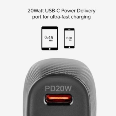 Fast USB-C Car Charger, BPA & PVC Free