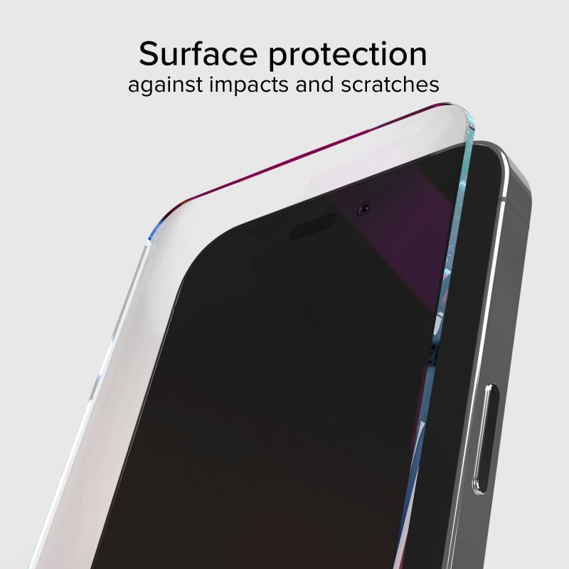 Eco-friendly screen protector made of recycled materials for iPhone 15 Pro