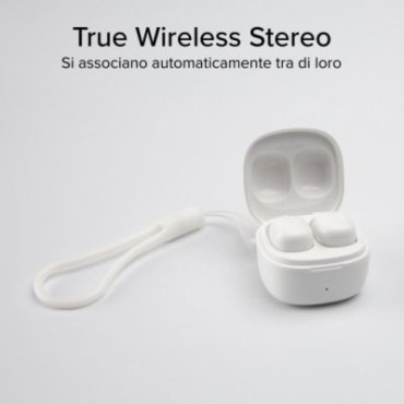 Mini TWS earphones with 200 mAh charging case