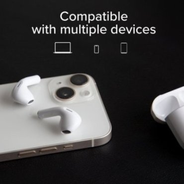 TWS earphones with 250 mAh charging case