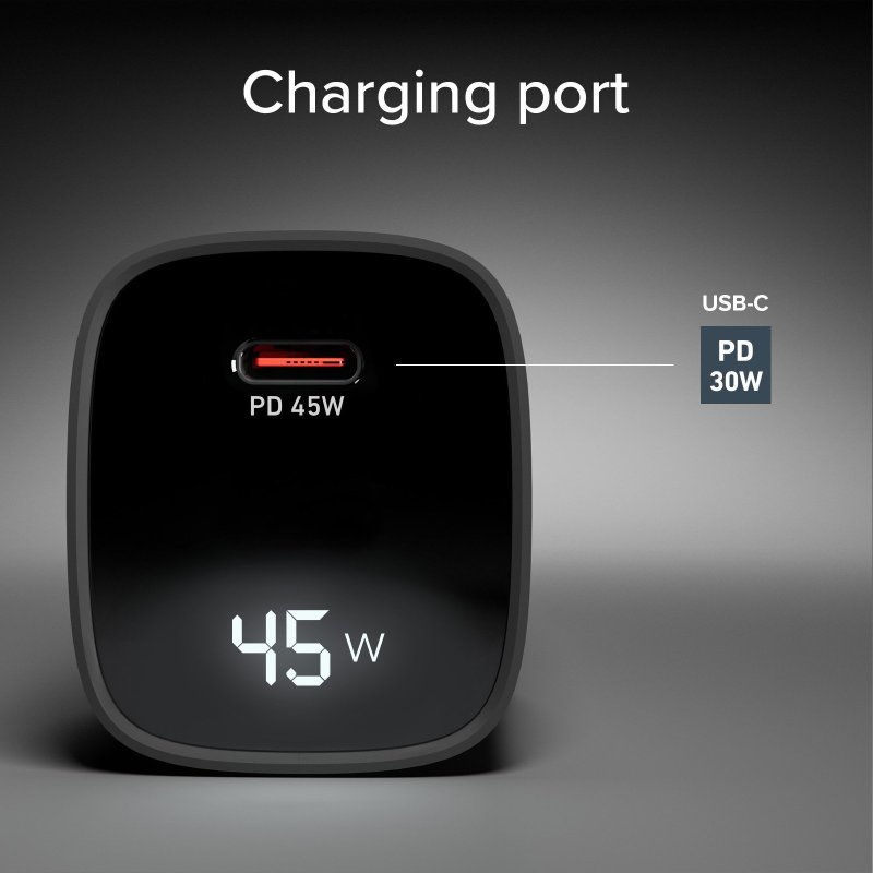 45-Watt Charger with Integrated Display