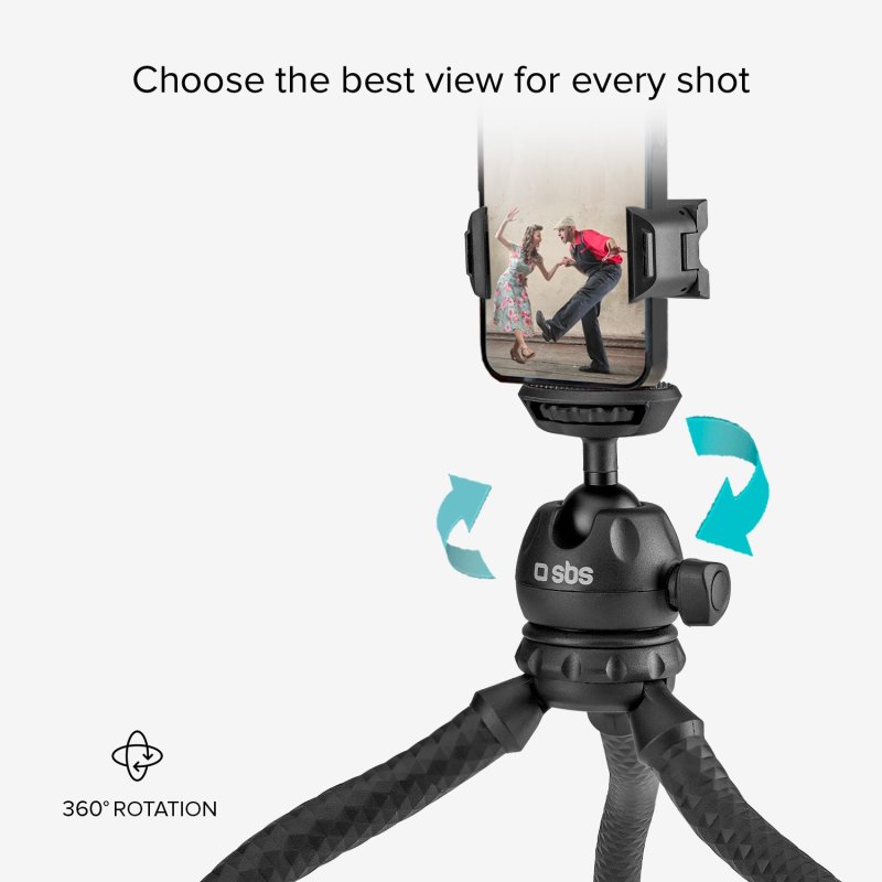 Universal articulated tripod for smartphone