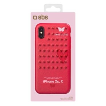 Studded cover with studs for iPhone XS/X