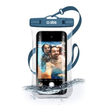 Waterproof case with selfie grip, universal size for smartphones up to 6.8\"