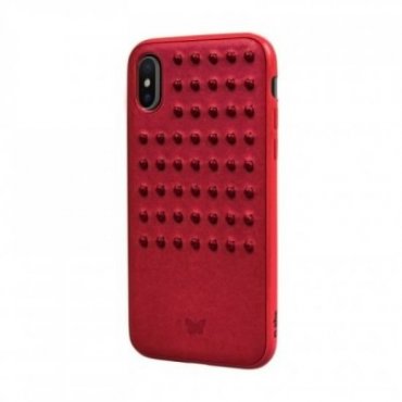 Studded cover with studs for iPhone XS/X