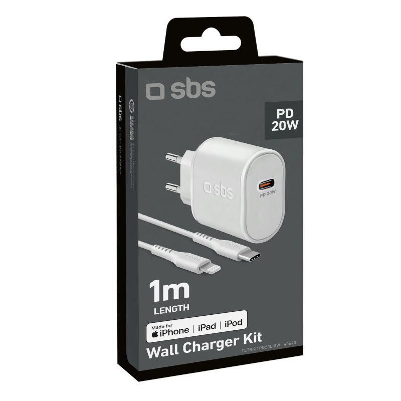 Made for iPhone (MFi) 20W Wall Charger Kit