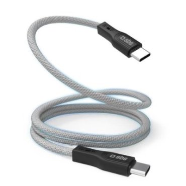 Cable USB-C - USB-C con acabado magnético, 1 metro