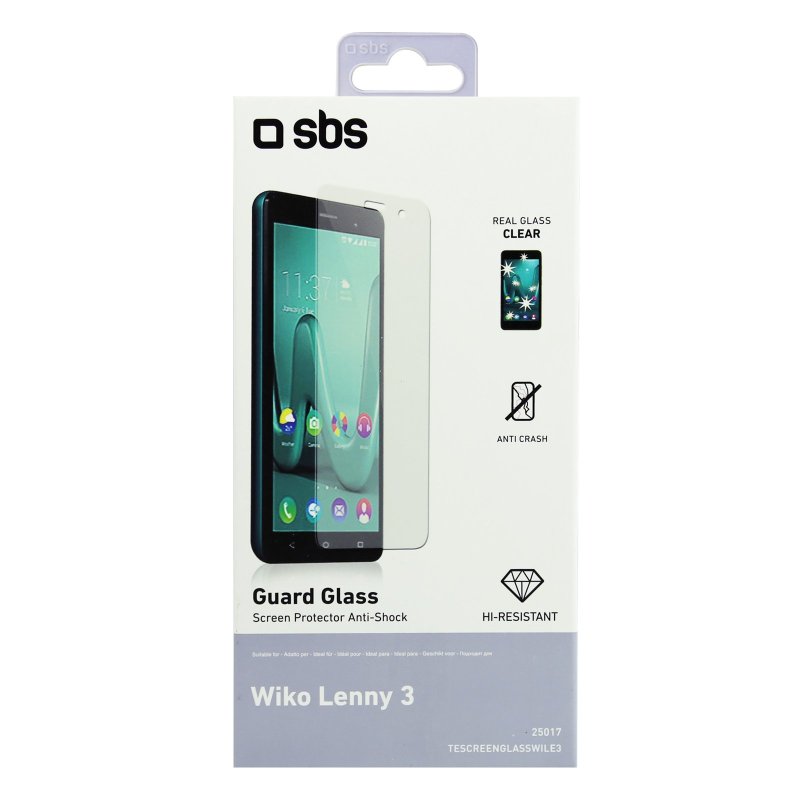 Screen Protector tempered glass High Resistant for Wiko Lenny 3