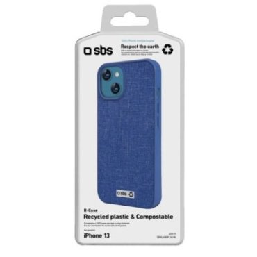 Rigid colourful cover in recycled plastic R-PET for iPhone 14/13