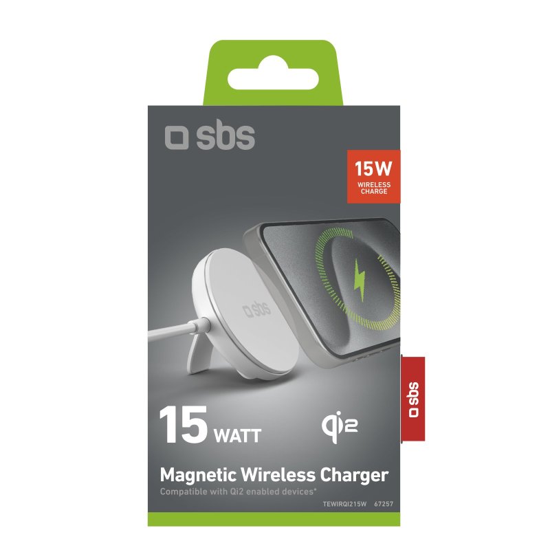 Qi2 15W MagSafe compatible wireless charging base, that also acts as a stand